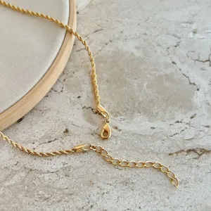 COLAR CORDÃO BAIANO COM 2MM DE ESPESSURA. 70CM DE COMPRIMENTO E 5CM DE REGULAGEM. BANHADO A OURO 18K.