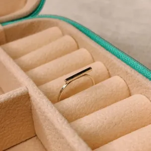 ANEL DE FALANGE COM BARRINHA MINIMALISTA. EM PRATA 925.