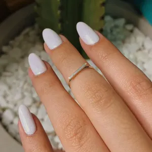ANEL DE FALANGE COM BARRINHA MINIMALISTA. EM PRATA 925.