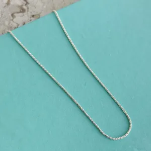 COLAR PIPOCA. 45CM DE COMPRIMENTO. EM PRATA 925.
