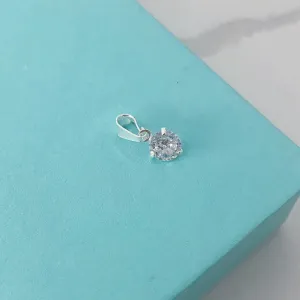 PINGENTE PONTO DE LUZ DE 6MM. EM PRATA 925.