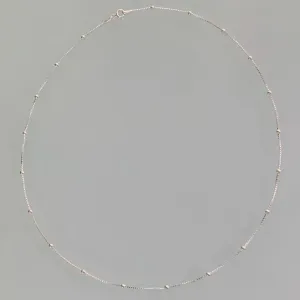 COLAR BOLINHAS. 45CM DE COMPRIMENTO. EM PRATA 925.