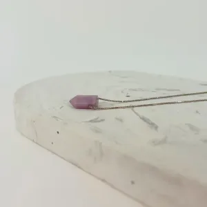 COLAR AMETISTA. 40CM DE COMPRIMENTO E 2CM DE REGULAGEM. EM PRATA 925.