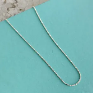COLAR PIPOCA. 40CM DE COMPRIMENTO. EM PRATA 925.