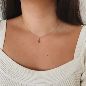 COLAR MENINO COM SHOR AZUL CRAVEJADO. 40CM DE COMPRIMENTO E 5CM DE REGULAGEM. BANHADO A OURO 18K.
