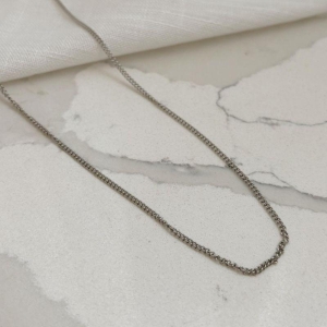 COLAR MINI GRUME ELOS. 60CM DE COMPRIMENTO. EM AÇO INOX.