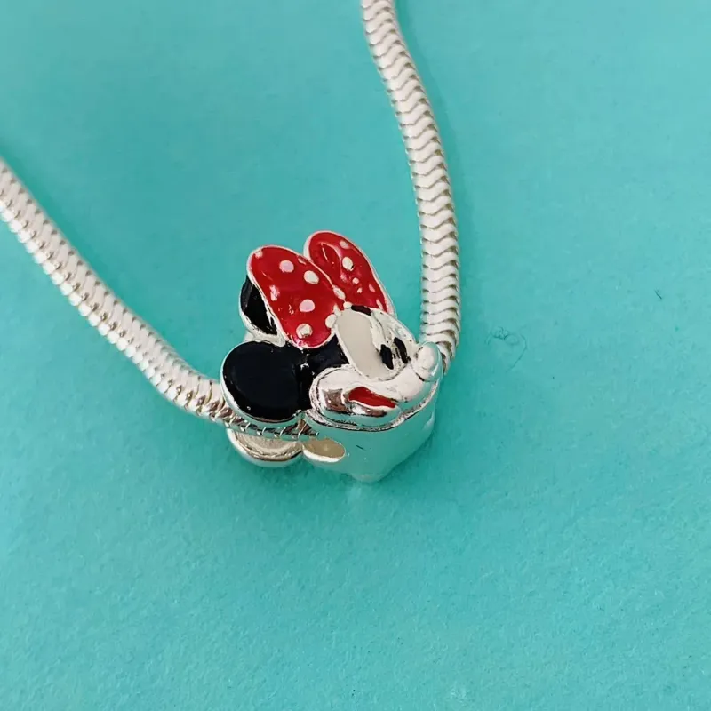 BERLOQUE SEPARADOR MINNIE. EM PRATA 925.