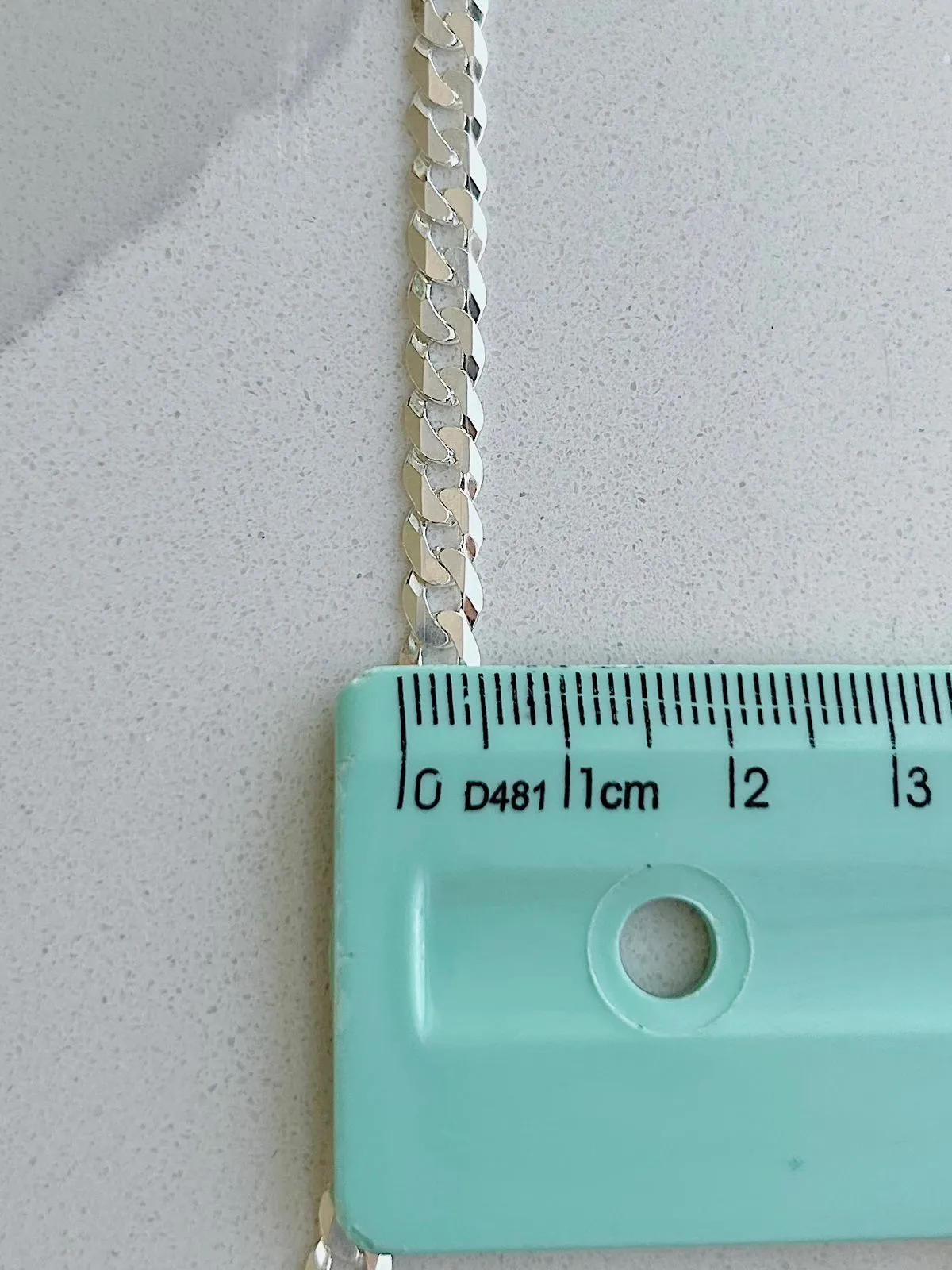 COLAR GRUMÊ GROSSO EM PRATA 925. 5MM DE ESPESSURA E 60CM DE COMPRIMENTO.