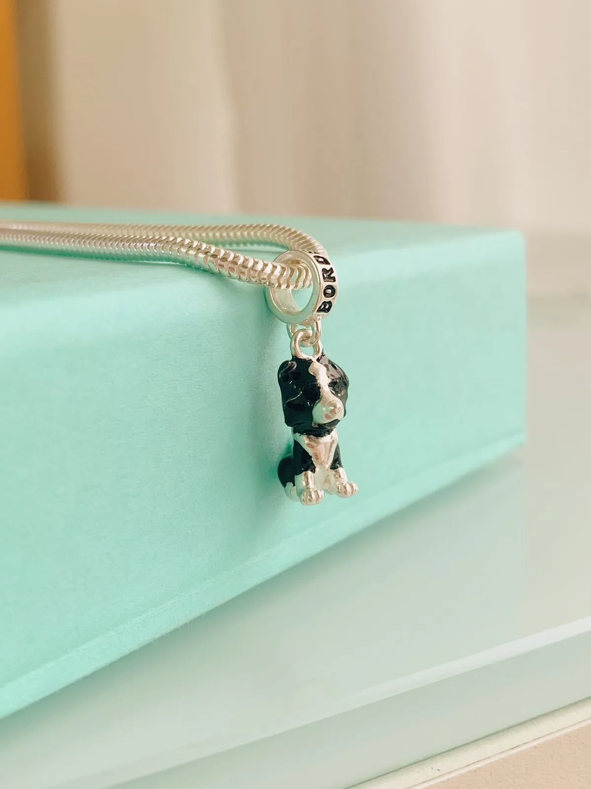 BERLOQUE BORDER COLLIE. EM PRATA 925.