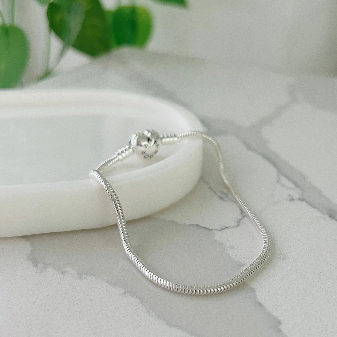 PULSEIRA MOMENTOS FECHO CORAÇÃO. EM PRATA 925.