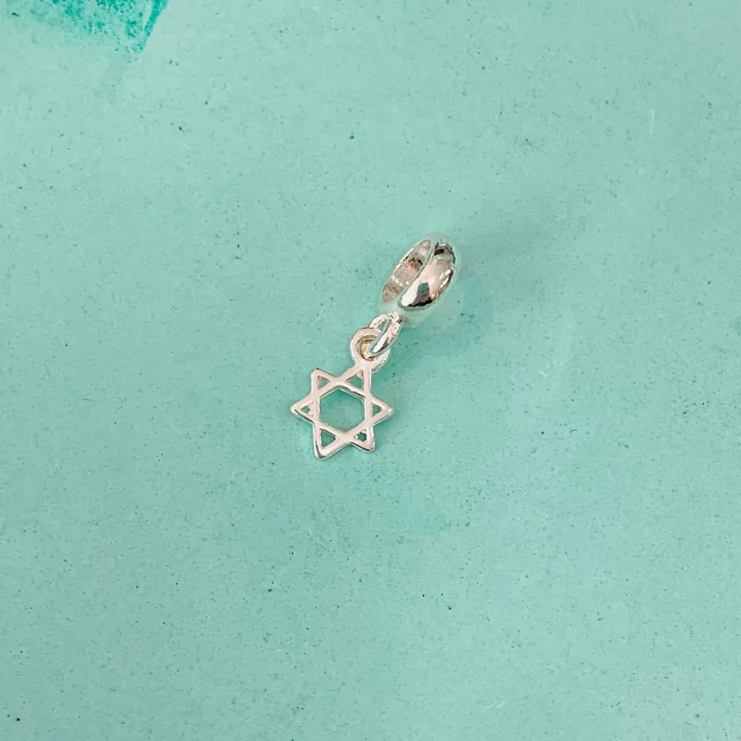 BERLOQUE ESTRELA DE DAVI. EM PRATA 925.