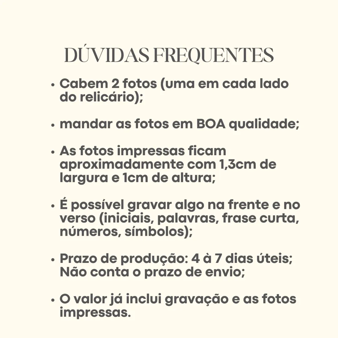 COLAR RELICÁRIO DOURADO. 45CM DE COMPRIMENTO E 5CM DE REGULAGEM. BANHADO A OURO 18K.