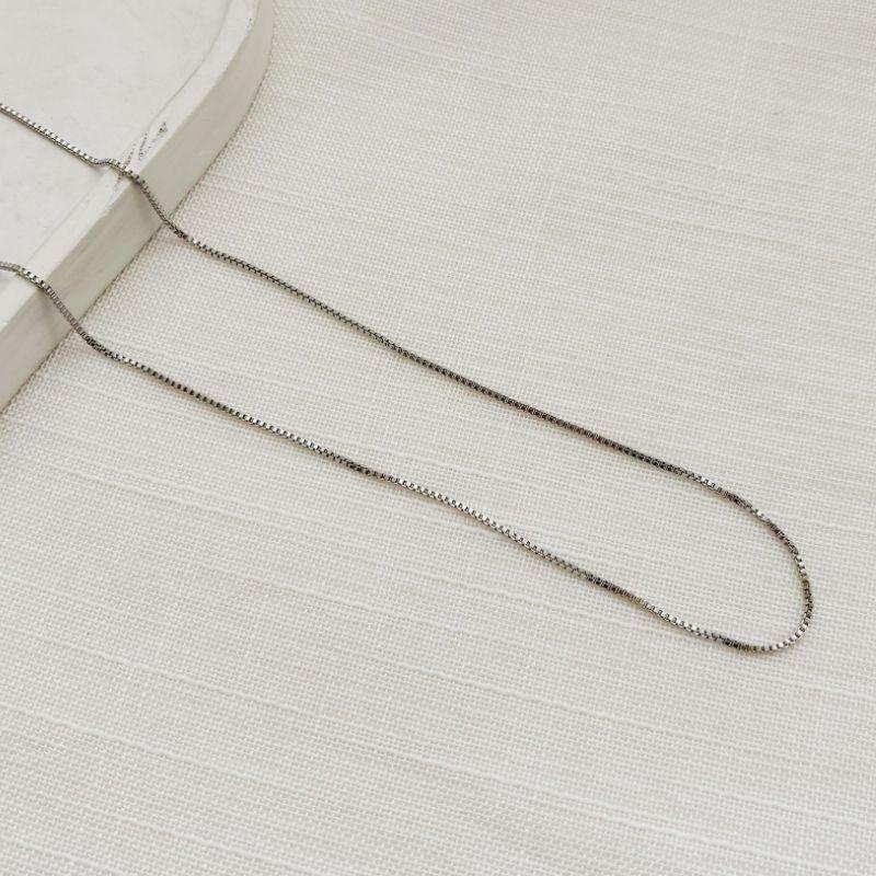 COLAR VENEZIANA. 60CM DE COMPRIMENTO. EM AÇO INOX.