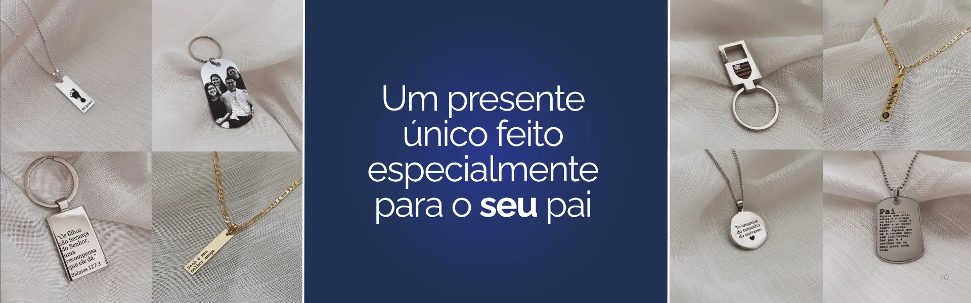 Presente único feito especialmente para o seu pai